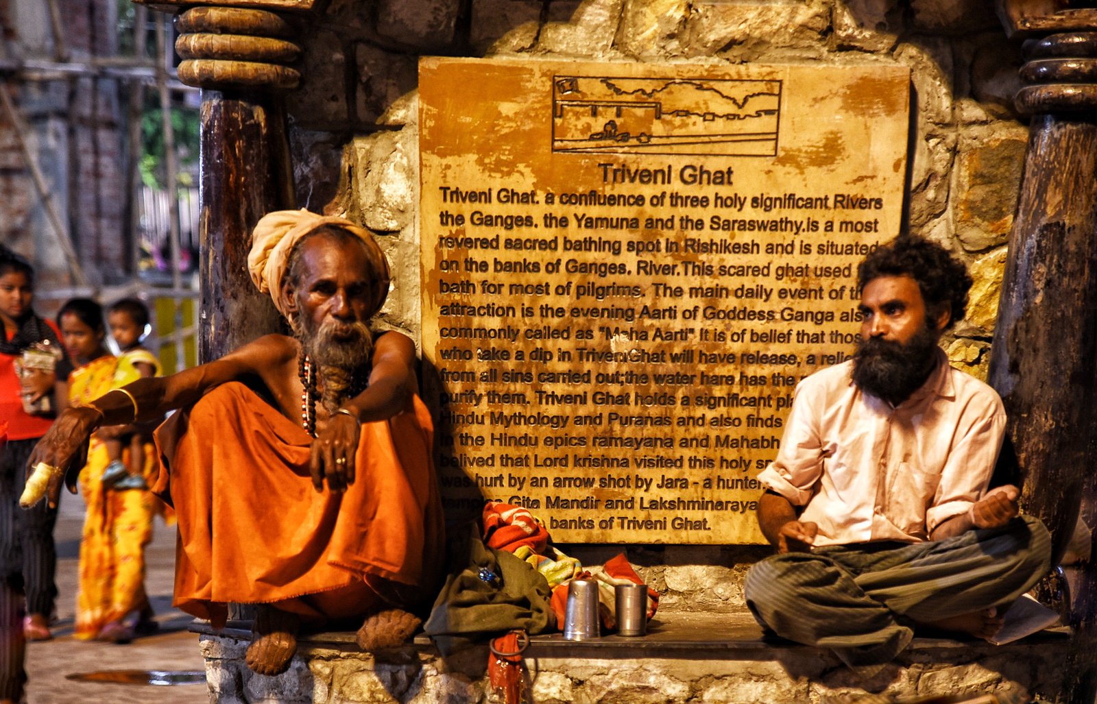 Triveni ghat Rishikesh Uttrakhand